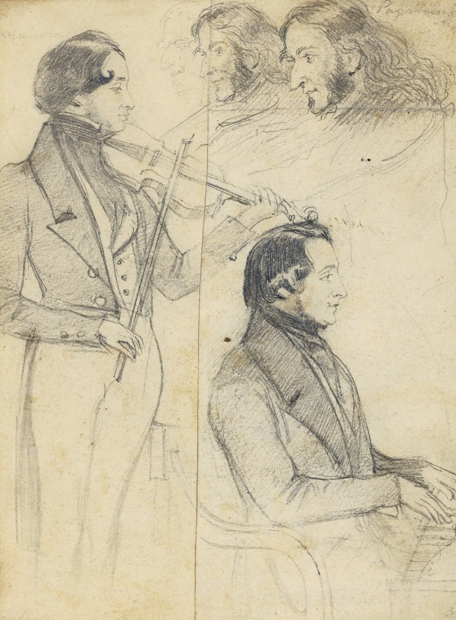 Niccolò Paganini 1782-1840 by Unbekannt