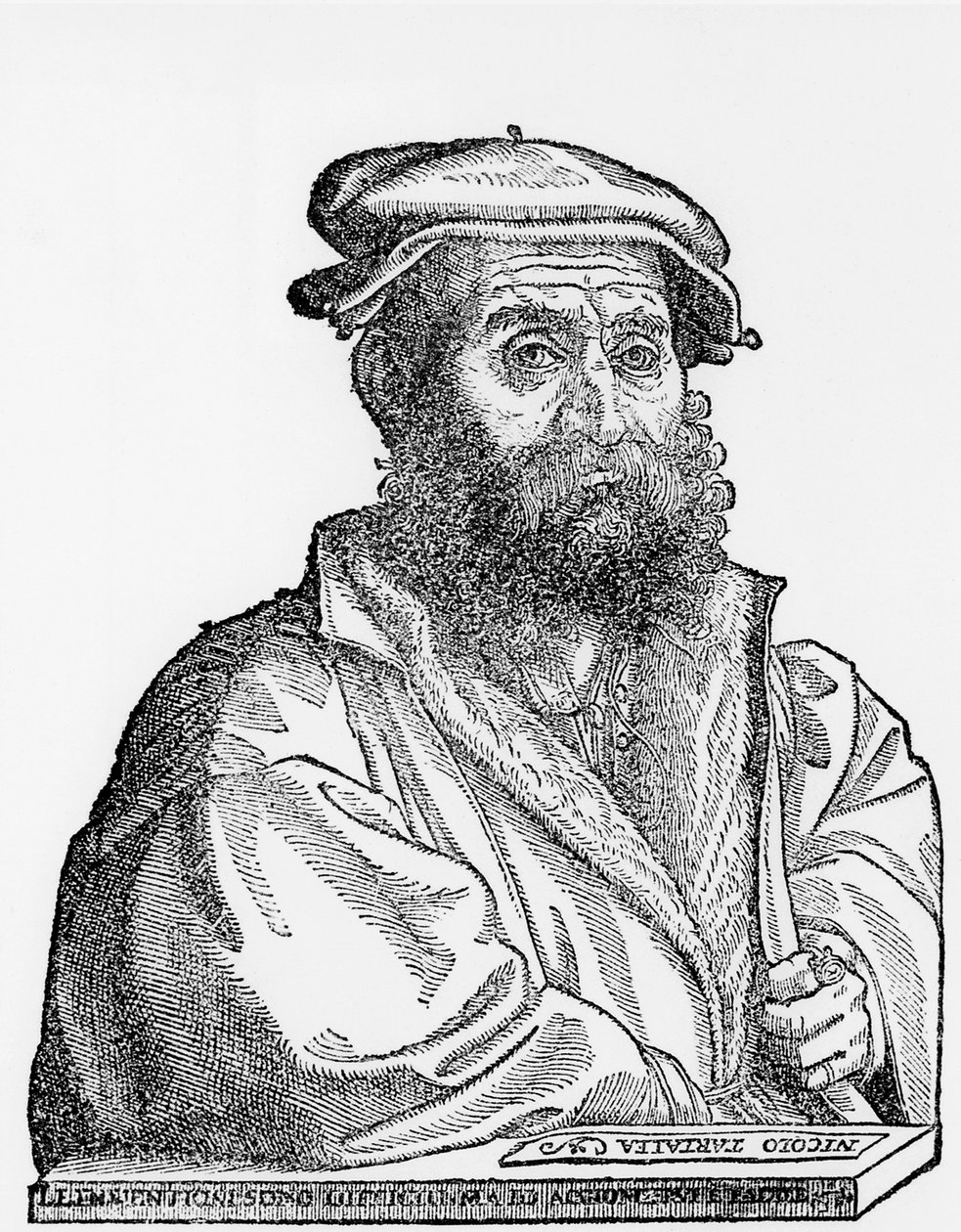 Niccolo Tartaglia, İtalyan matematikçi ve tamirci, 1550'ler by Unbekannt
