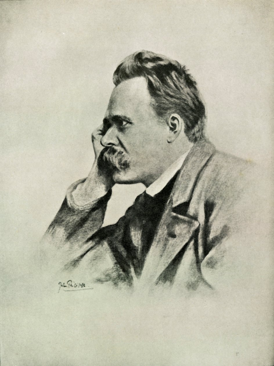 Nietzsche, 1919. by Unbekannt