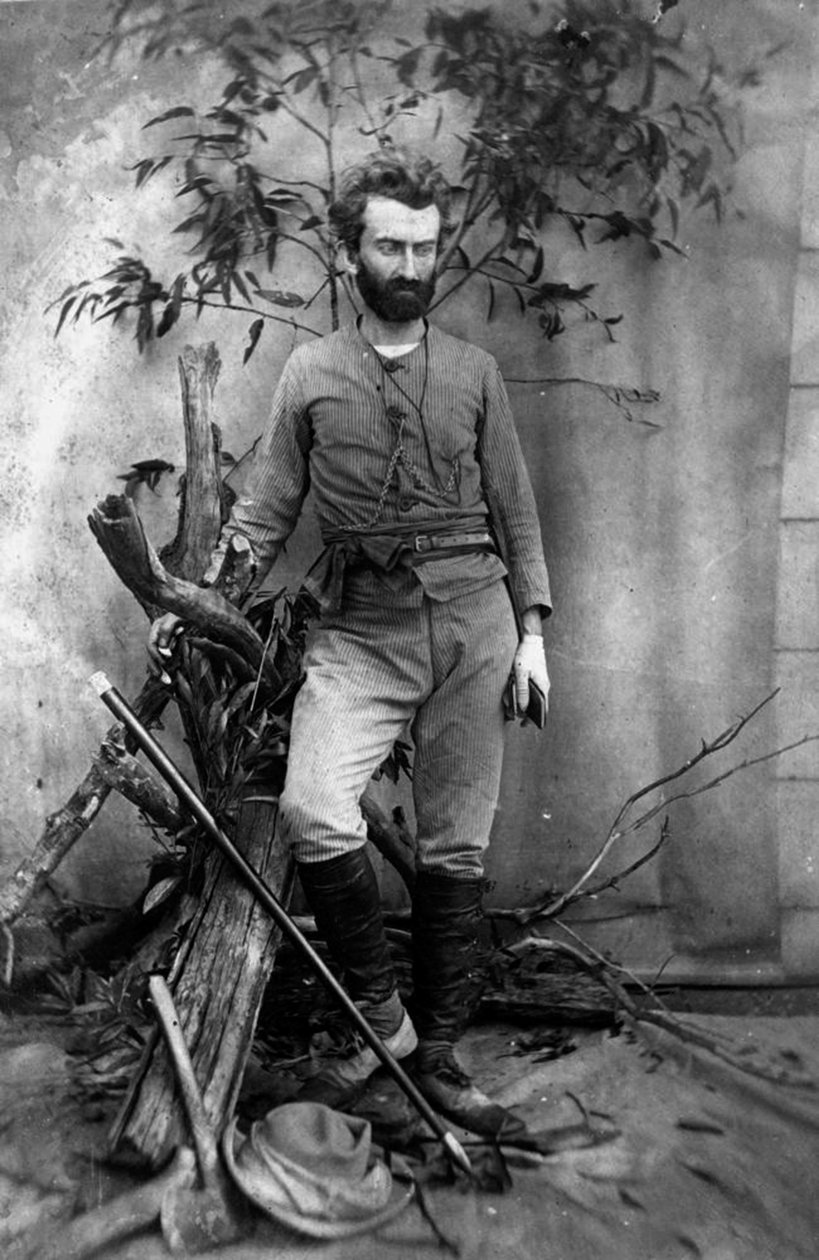 Nikolai Nikolaevich Miklukho-Maklai, Rus antropolog, Queensland, Avustralya, c1880 by Unbekannt