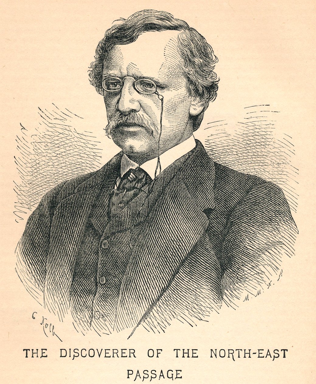 Nils Adolf Erik Nordenskiold, 1832-1901, kutup kaşifi, 1893 by Unbekannt