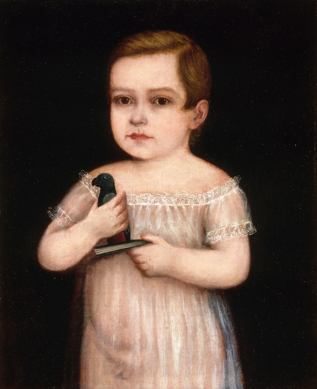 Oyuncak Papağanlı Çocuk, ca. 1830-1850. by Unbekannt