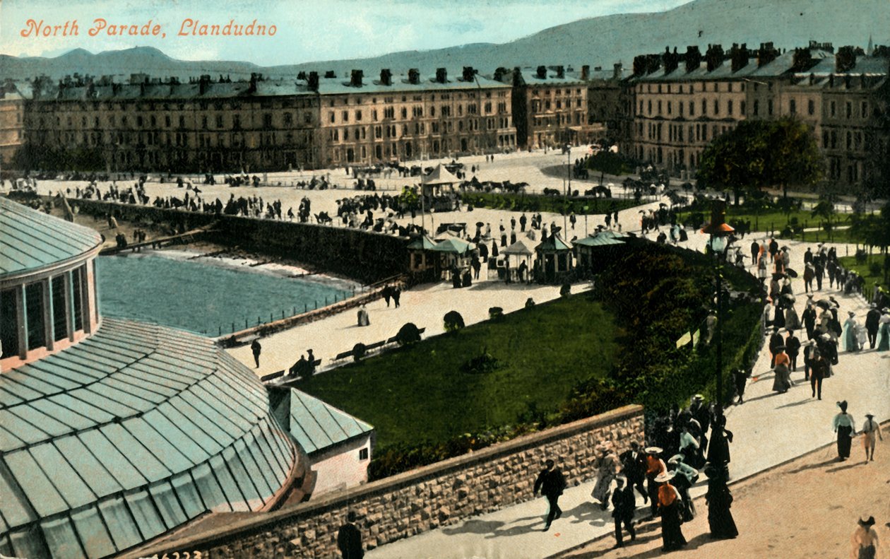 Kuzey Geçit Töreni, Llandudno, 19. yüzyılın sonları ve 20. yüzyılın başlarında. by Unbekannt