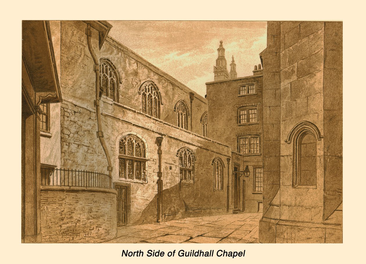 Guildhall Şapeli'nin Kuzey Yakası, 1886 by Unbekannt