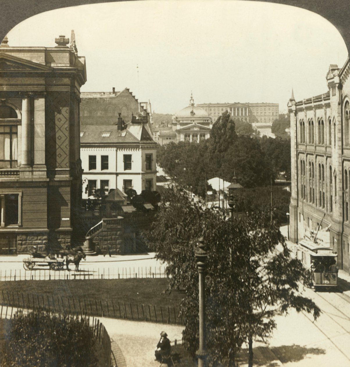 Norveçliler iyi Başkent, Christiania, Norveç, c1905. by Unbekannt