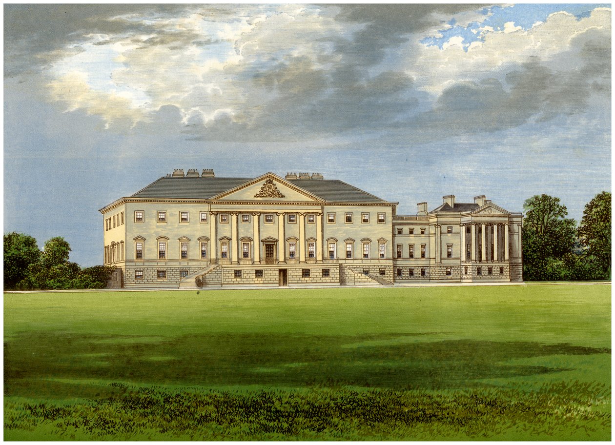 Nostell Manastırı, Yorkshire, Winn ailesinin evi, c1880 by Unbekannt