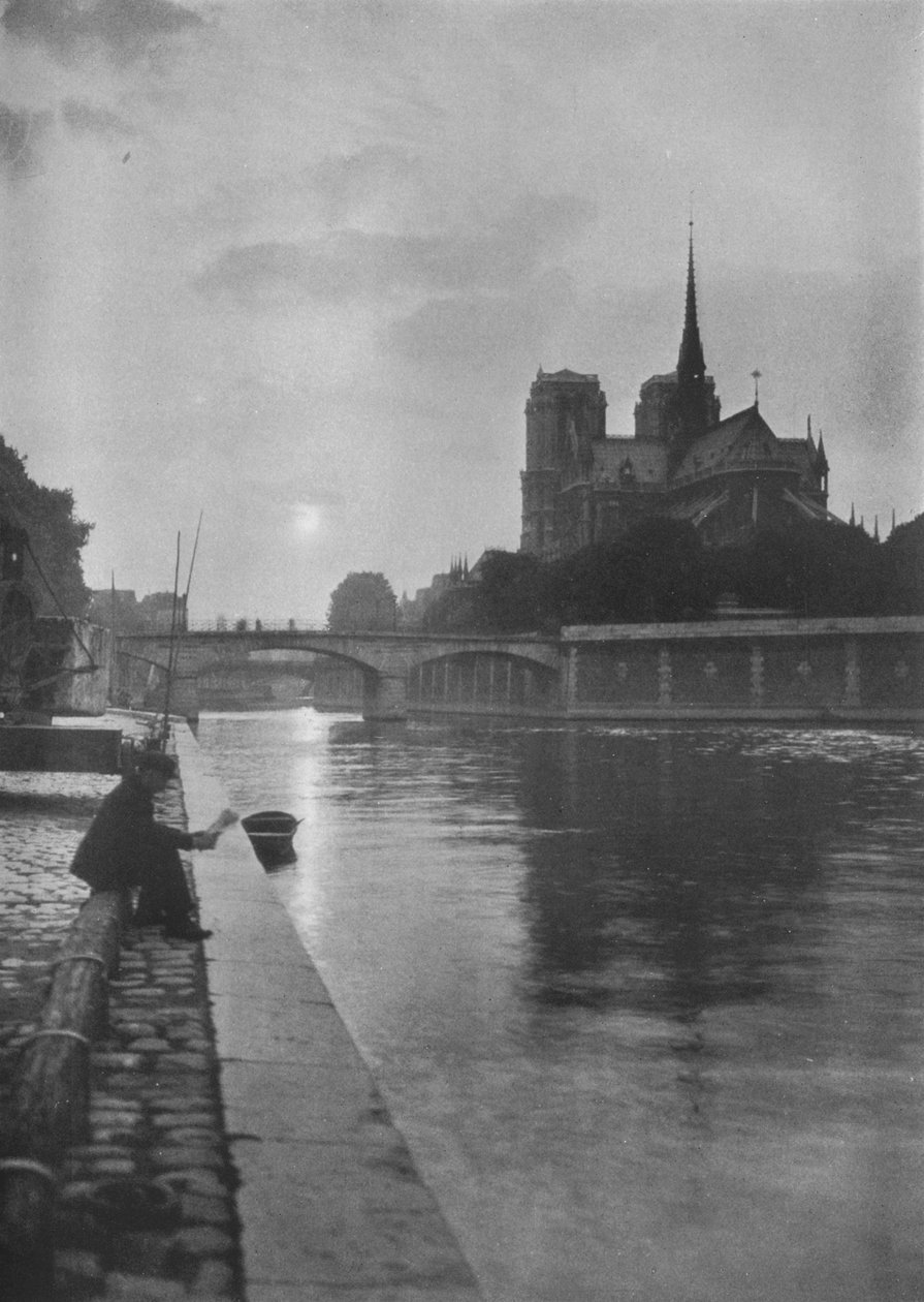 Nehirden Notre Dame, Paris, 1924 by Unbekannt