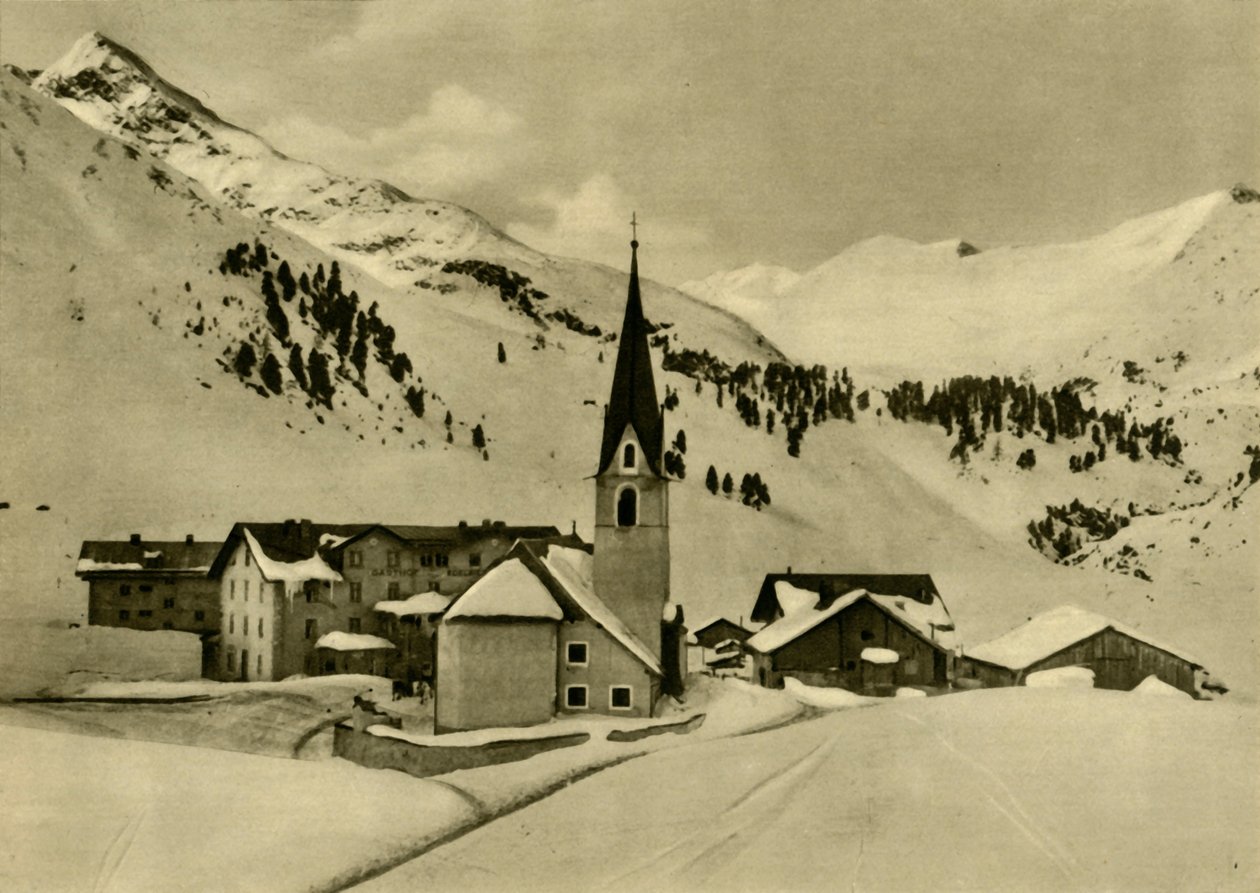 Obergurgl, Tirol, Avusturya, c1935. by Unbekannt