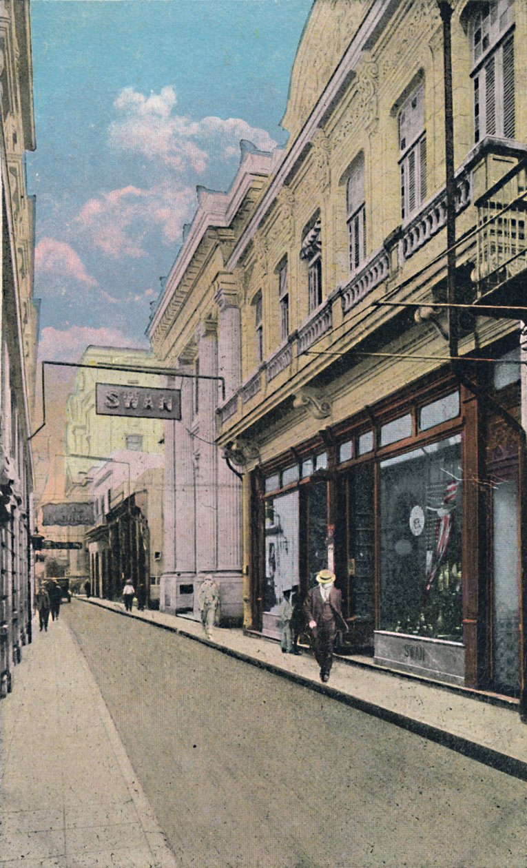 Obispo Caddesi, Havana, Küba, c1910. by Unbekannt