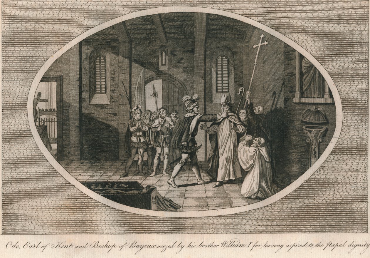 Odo, Kent Kontu ve Bayeux Piskoposu, kardeşi I. William tarafından ele geçirildi, 1082 1793 by Unbekannt