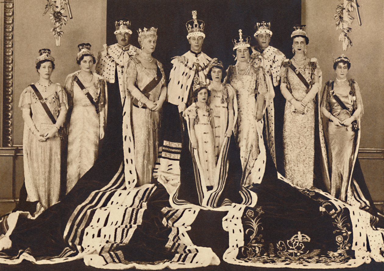 Resmi Taç Giyme Grubu, 1937 by Unbekannt