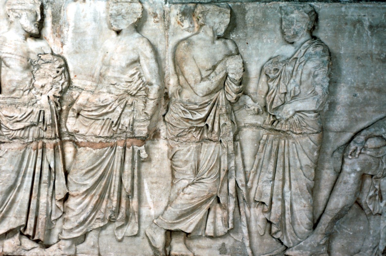 Yetkililer, Parthenon'dan friz, MÖ 438-432 by Unbekannt