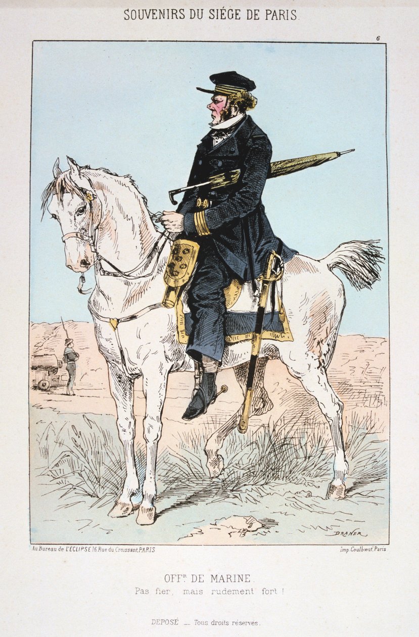 Deniz Subayı, Paris Kuşatması, 1870-1871 by Unbekannt