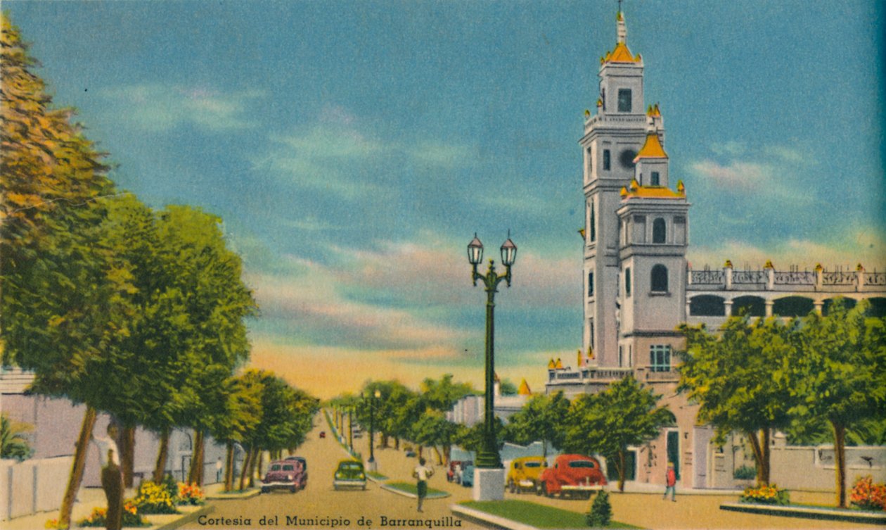 Olaya Herrera Caddesi, Barranquilla, 1940