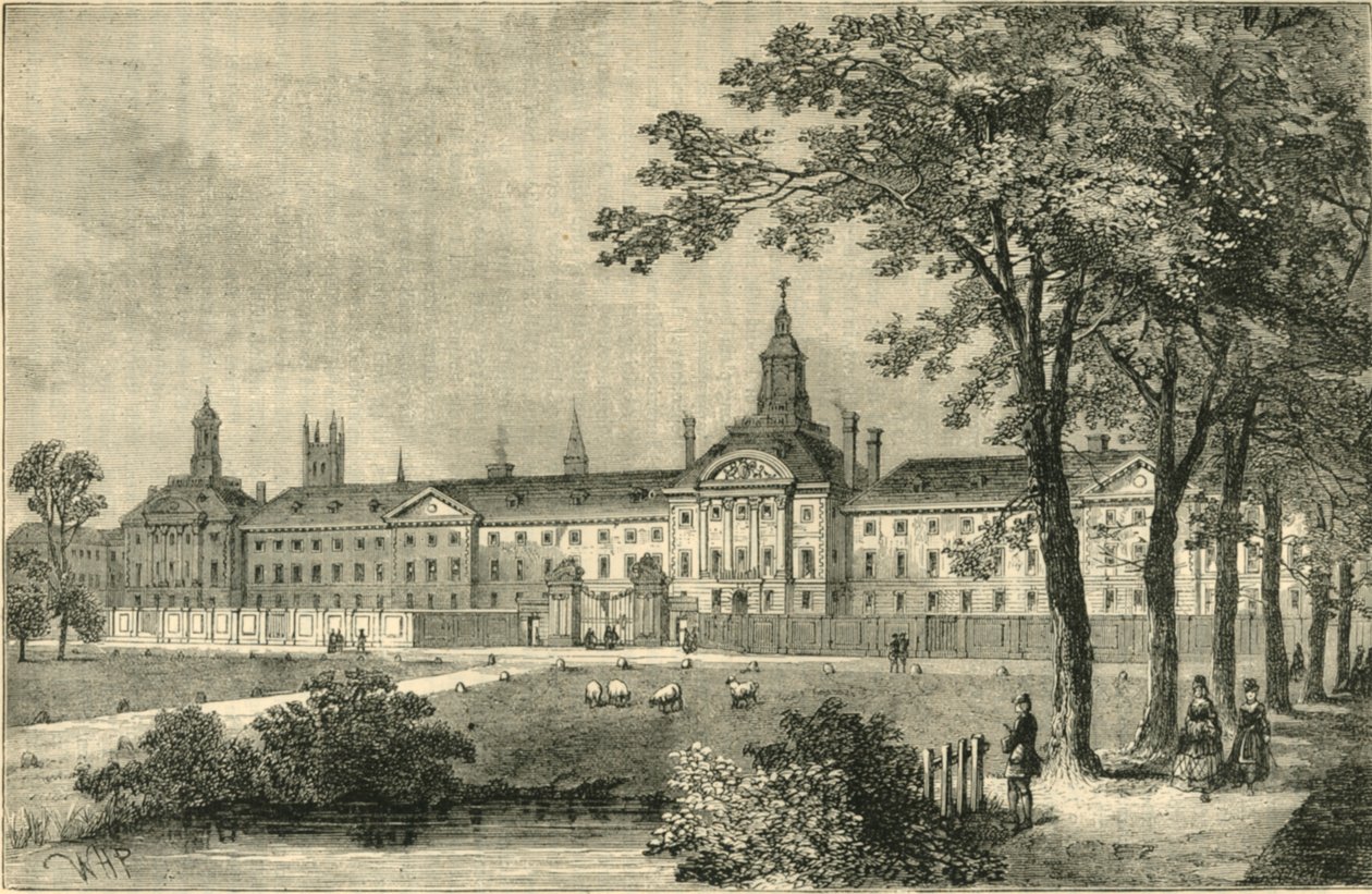 Eski Bethlehem Hastanesi, Moorfields yaklaşık 1750, c1872. by Unbekannt