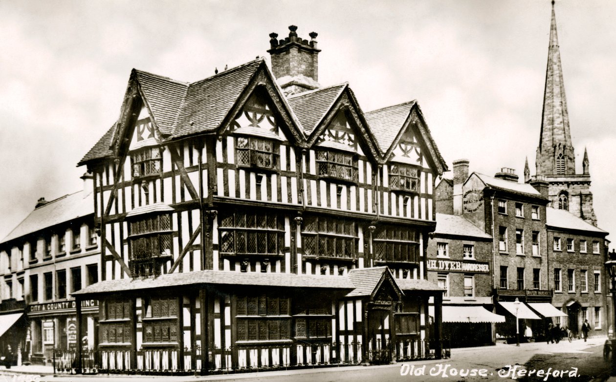 Eski Ev, Hereford, Herefordshire, 20. yüzyılın başlarında by Unbekannt