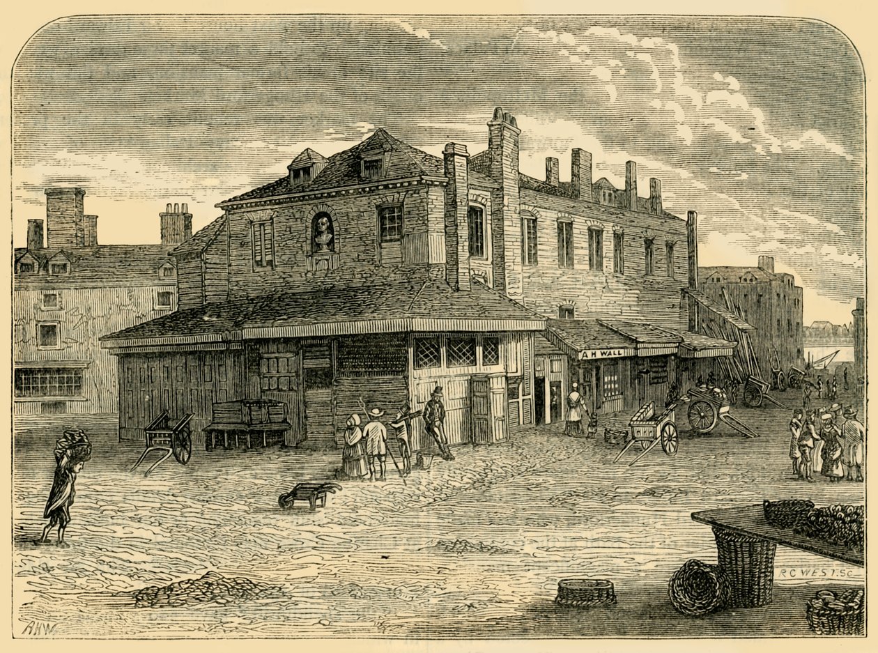 Eski Hungerford Pazarı, 1881. by Unbekannt