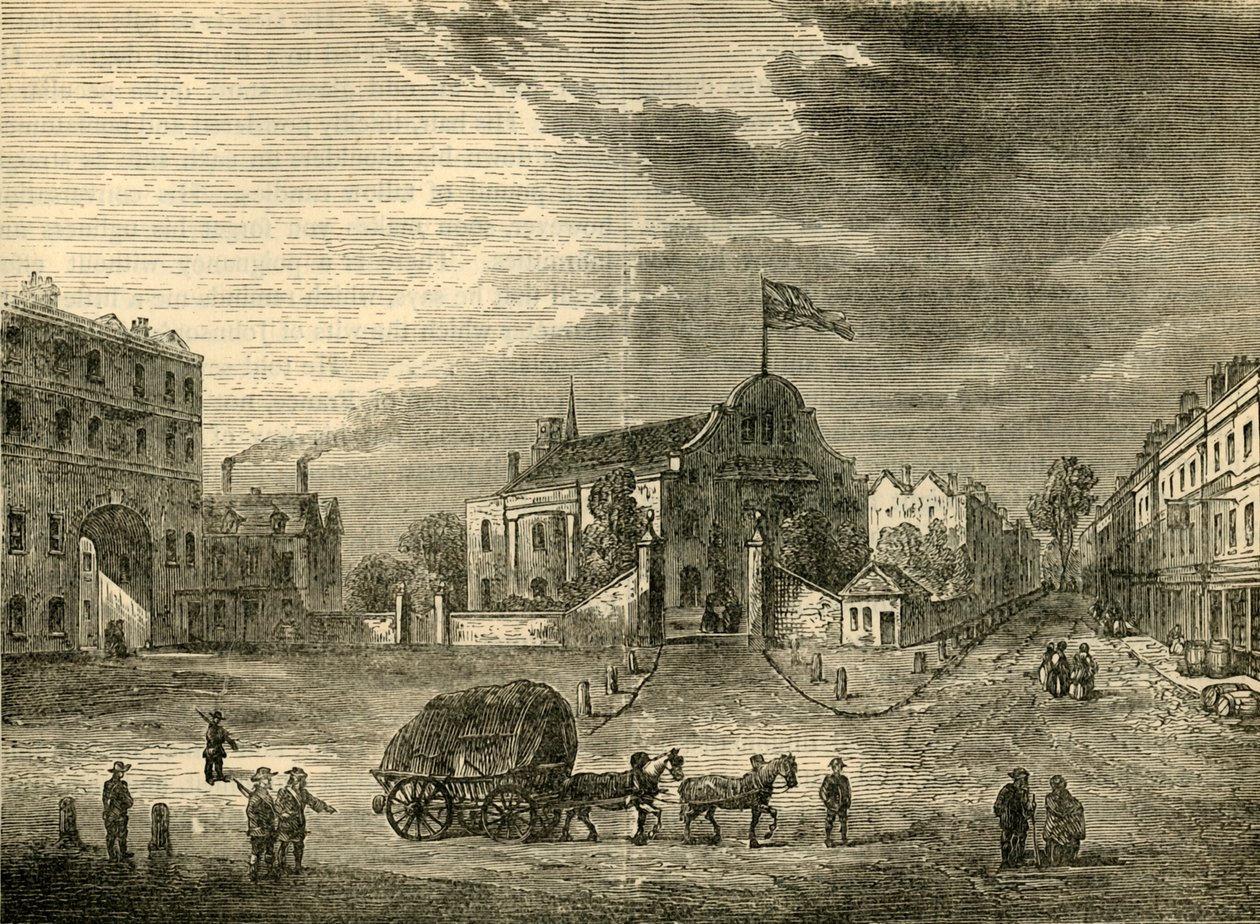 Eski Kensington Kilisesi, yaklaşık 1750, c1876. by Unbekannt