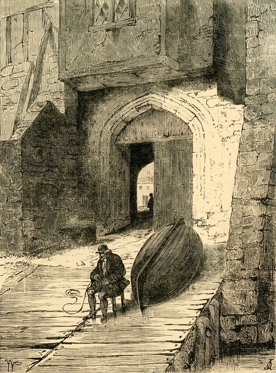 Eski Whitehall Merdivenleri, c1878. by Unbekannt