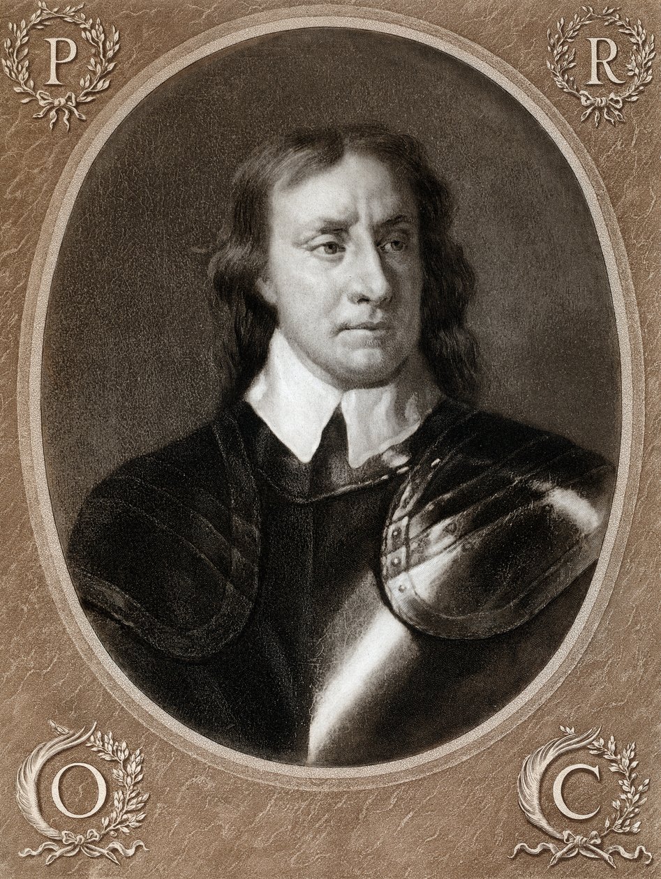Oliver Cromwell, 1599-1658, İngiliz askeri lider ve politikacı, 1657, 1899 by Unbekannt