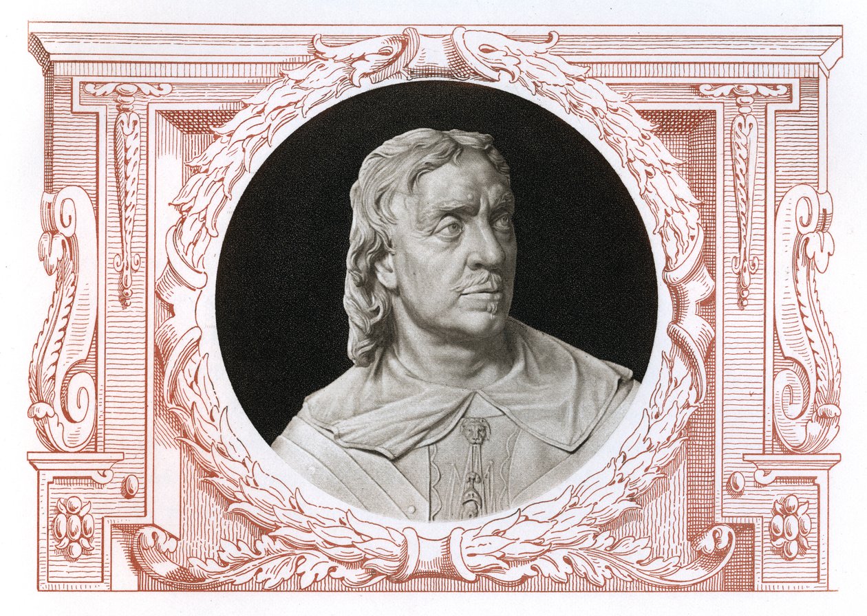 Oliver Cromwell, 1599-1658, İngiliz askeri lider ve politikacı, 1899 by Unbekannt