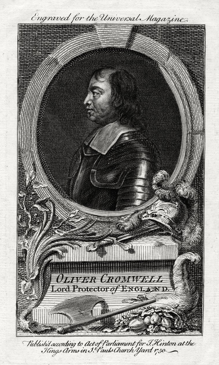 Oliver Cromwell, İngiltere