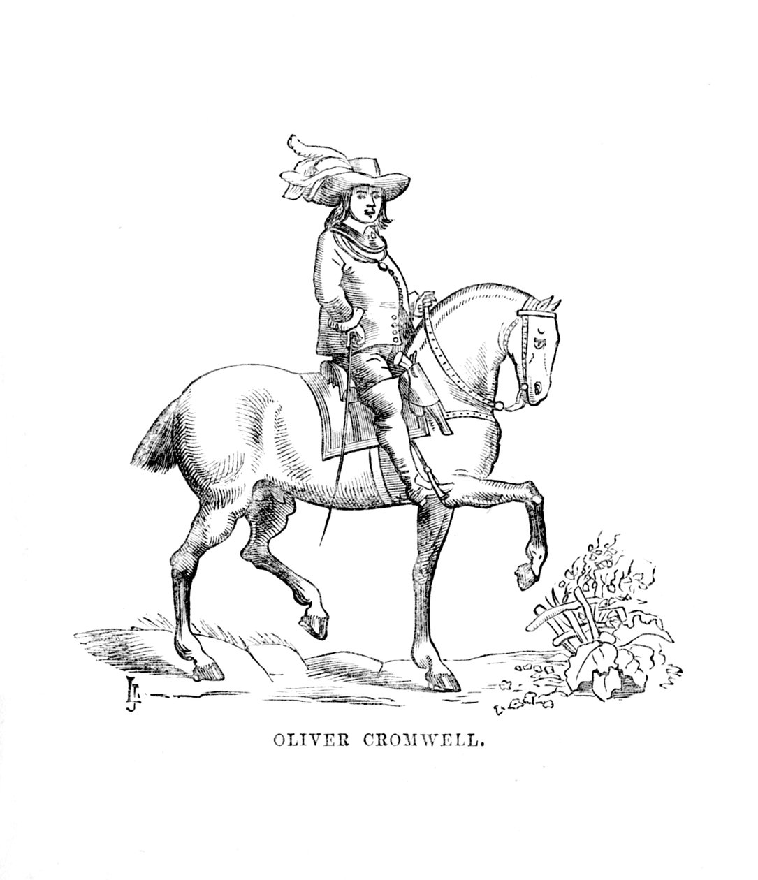 Oliver Cromwell, c1870 by Unbekannt