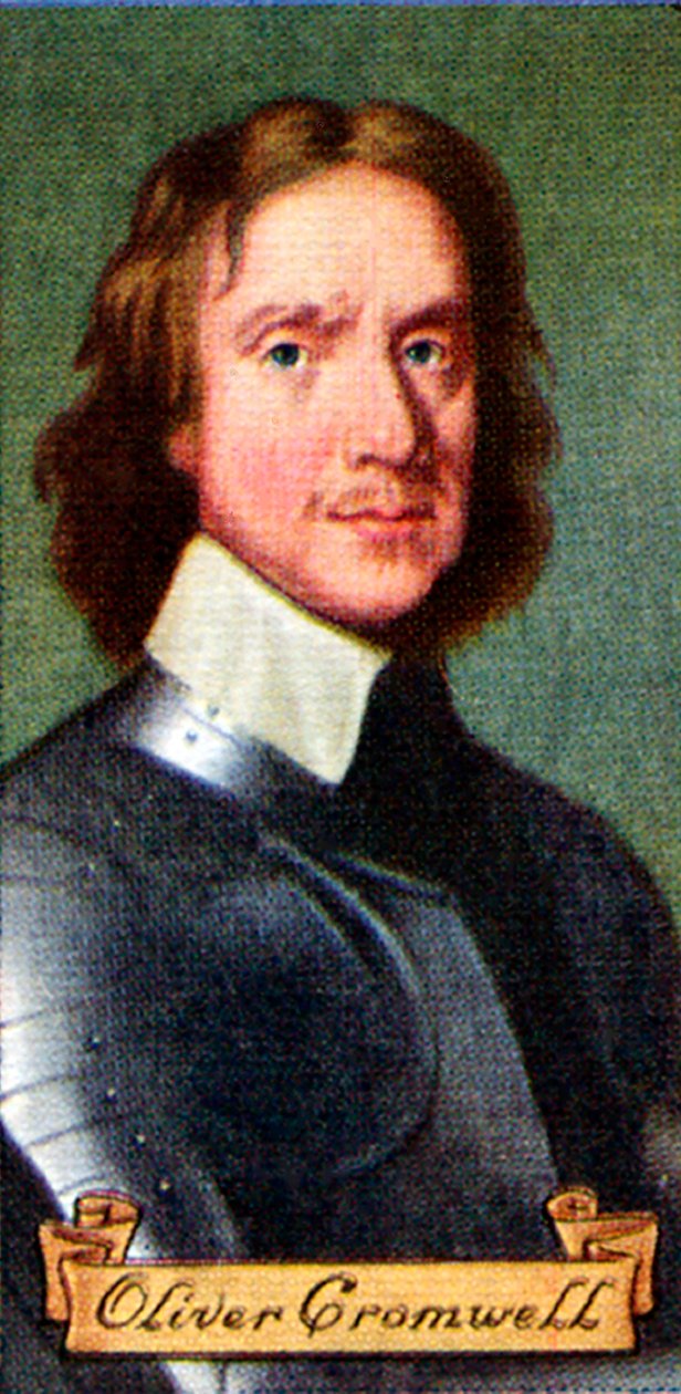 Oliver Cromwell, bir dizi sigara kartından alındı, 1935 by Unbekannt