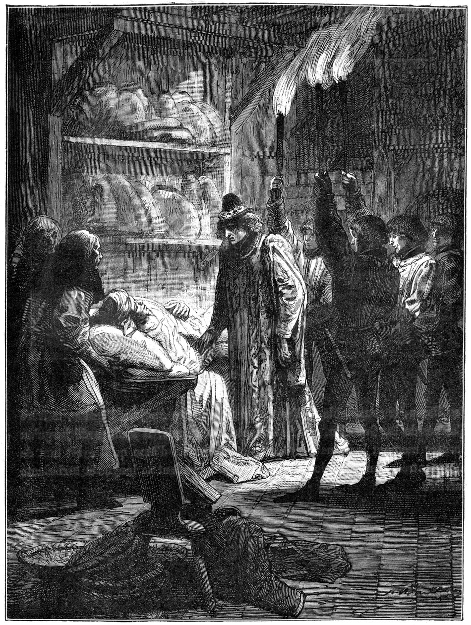 Olivier de Clisson, kendisini öldürmeye çalışan krala, 1898