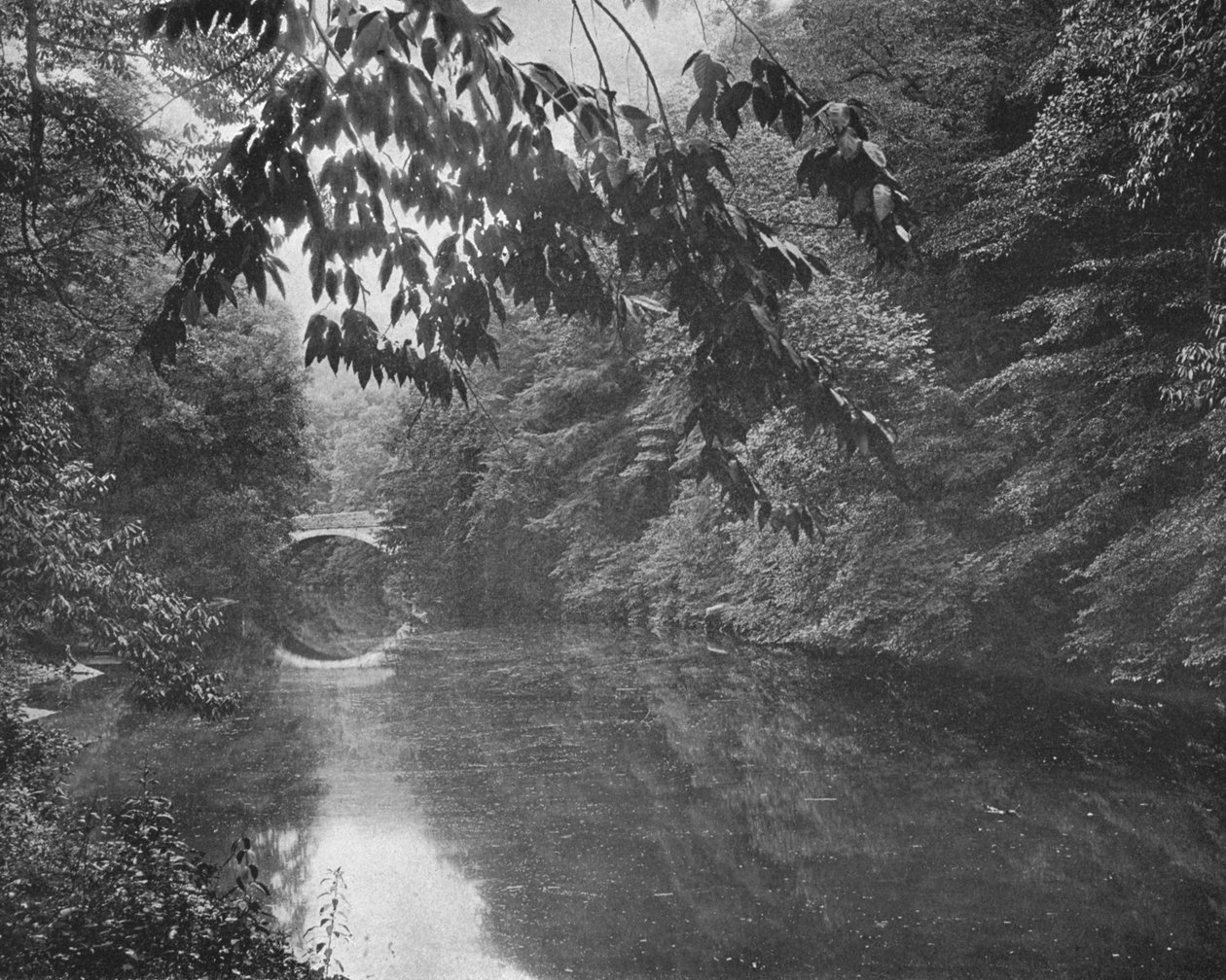 Wissahickon Creek, Fairmount Park, Philadelphia, ABD, c1900. by Unbekannt