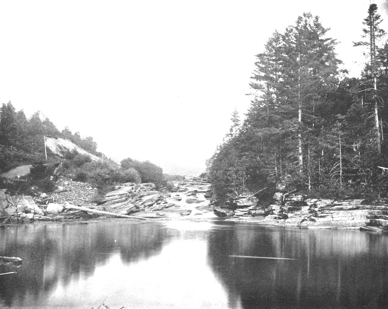 Ammonoosuc Nehri üzerinde, Beyaz Dağlar, New Hampshire, ABD, c1900. by Unbekannt