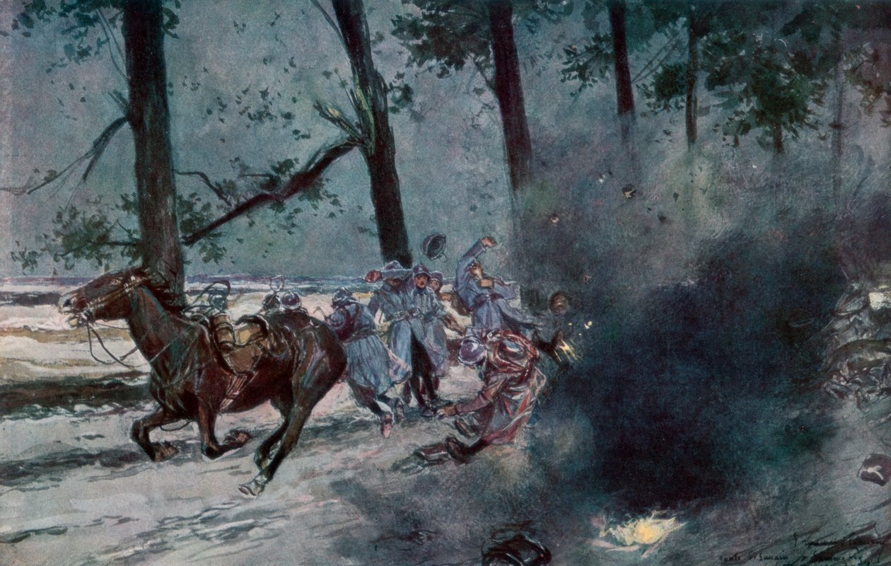 Souain Yolunda, Sommepy, Fransa, Birinci Dünya Savaşı, 1915 1929 by Unbekannt