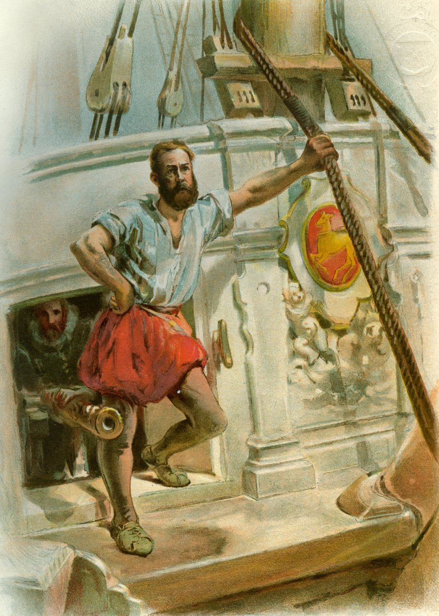Drakes Adamlarından Biri, 1588 c1890-c1893 by Unbekannt