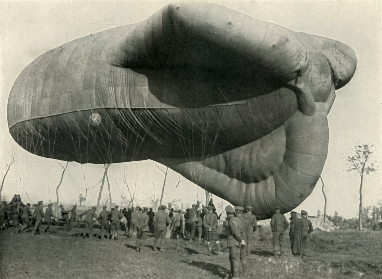 Gözlem Balonlarımızdan Biri, 1919. by Unbekannt