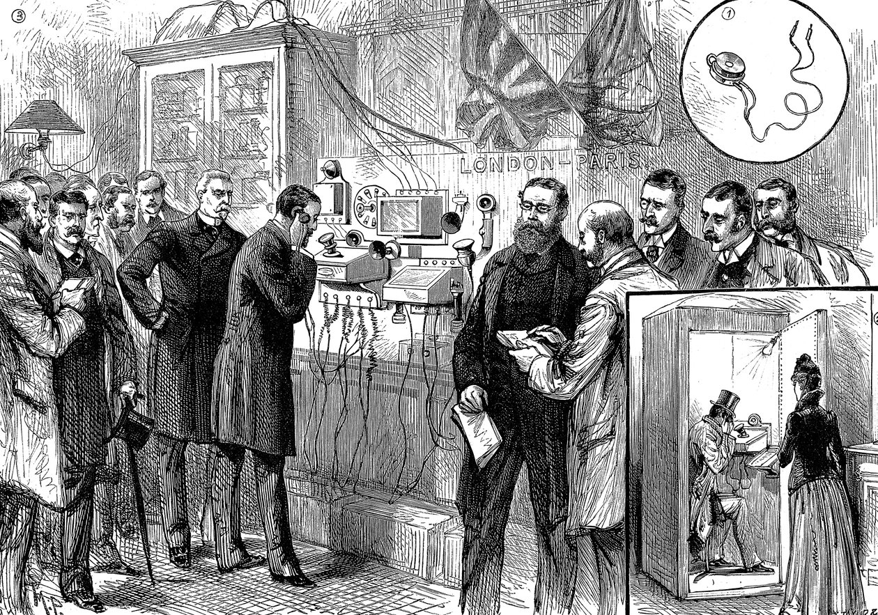 İngiliz-Fransız telefon hattının açılması, 1891 by Unbekannt