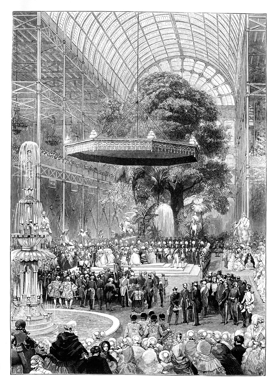 Büyük Serginin Açılışı, Hyde Park, Londra, 1851, 1888. by Unbekannt