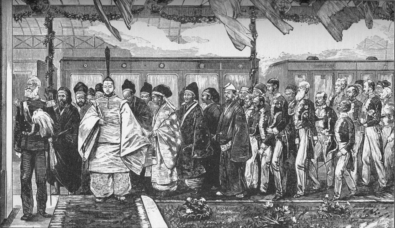 Japonya'da ilk demiryolunun açılışı, 1872 1907 by Unbekannt