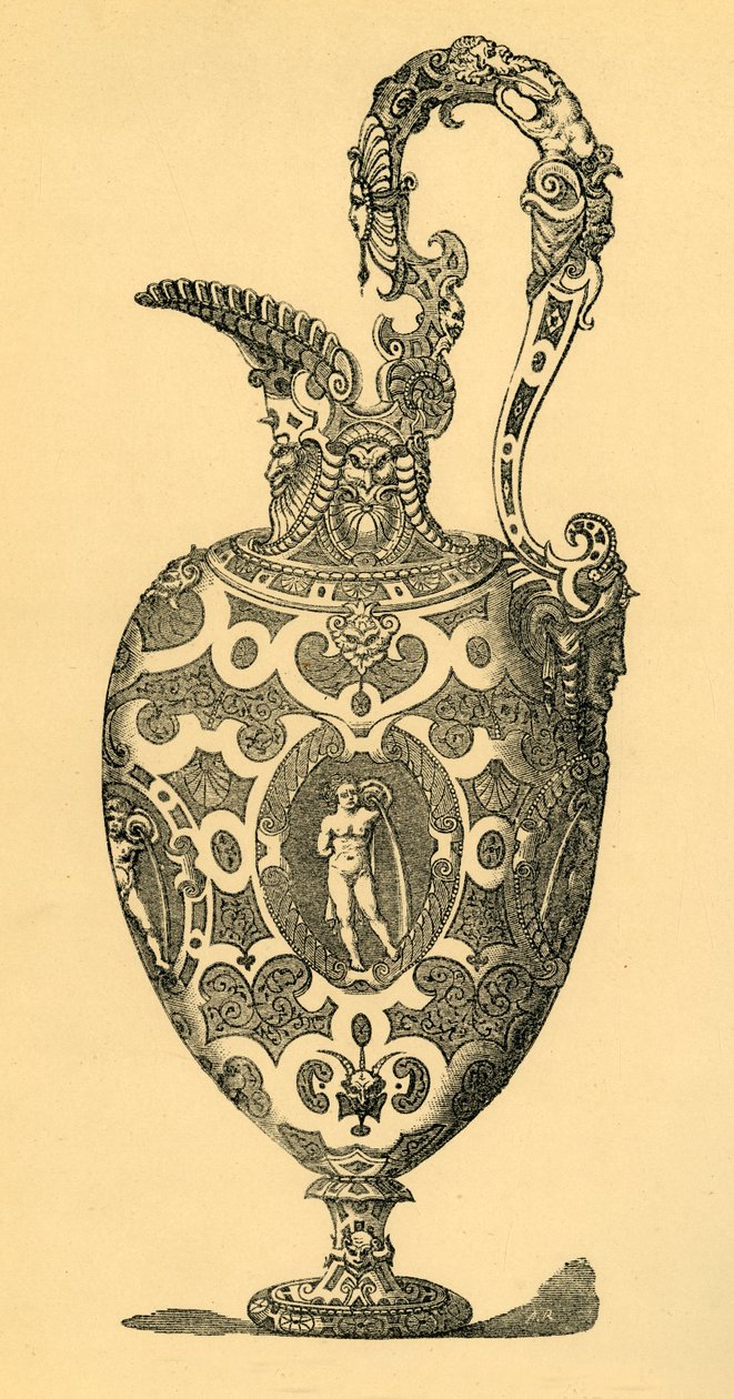 Bir vazo veya ibrik için özgün tasarım, 1881. by Unbekannt