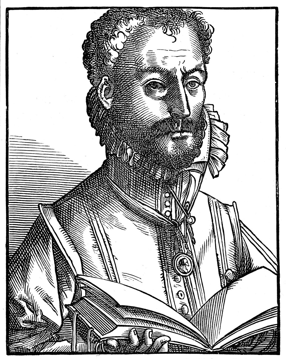 Orlandus Lassus, Flaman Rönesans bestecisi ve müzisyeni, 16. yüzyıl by Unbekannt