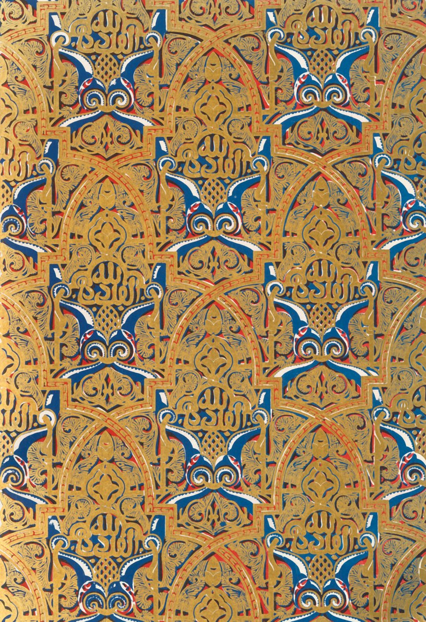 Duvarlardaki panolarda süsleme, Büyükelçiler Salonu, 1907. by Unbekannt