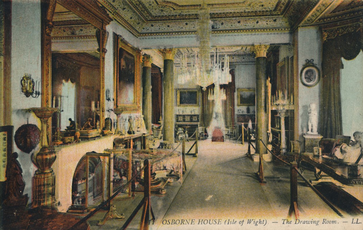 Osborne Evi Wight Adası - Çizim Odası. by Unbekannt