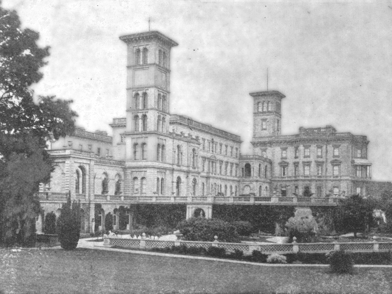 Osborne House, Victoria zamanında, 1901. by Unbekannt