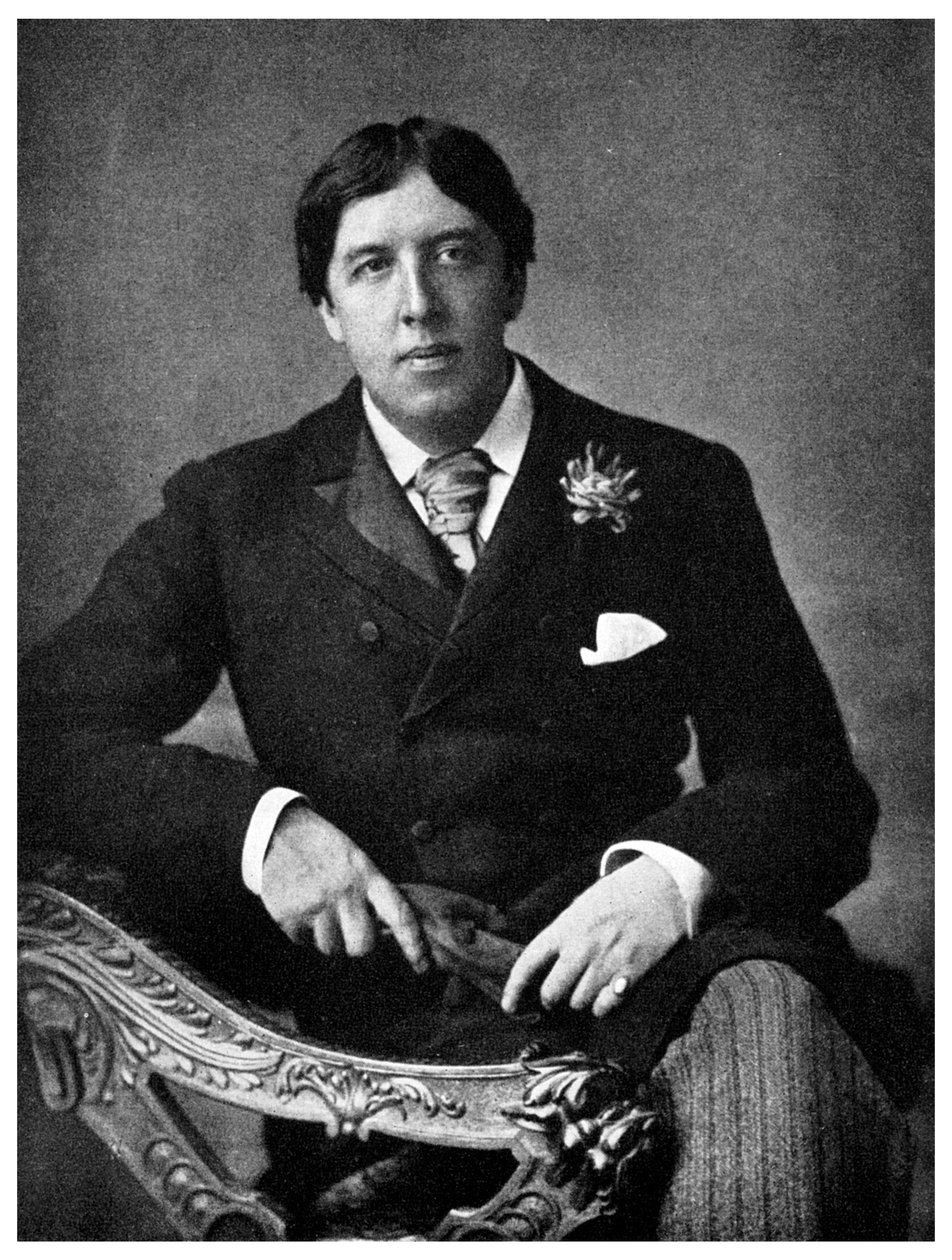 Oscar Wilde, İrlanda doğumlu oyun yazarı ve zekâ, c1891 1956 by Unbekannt