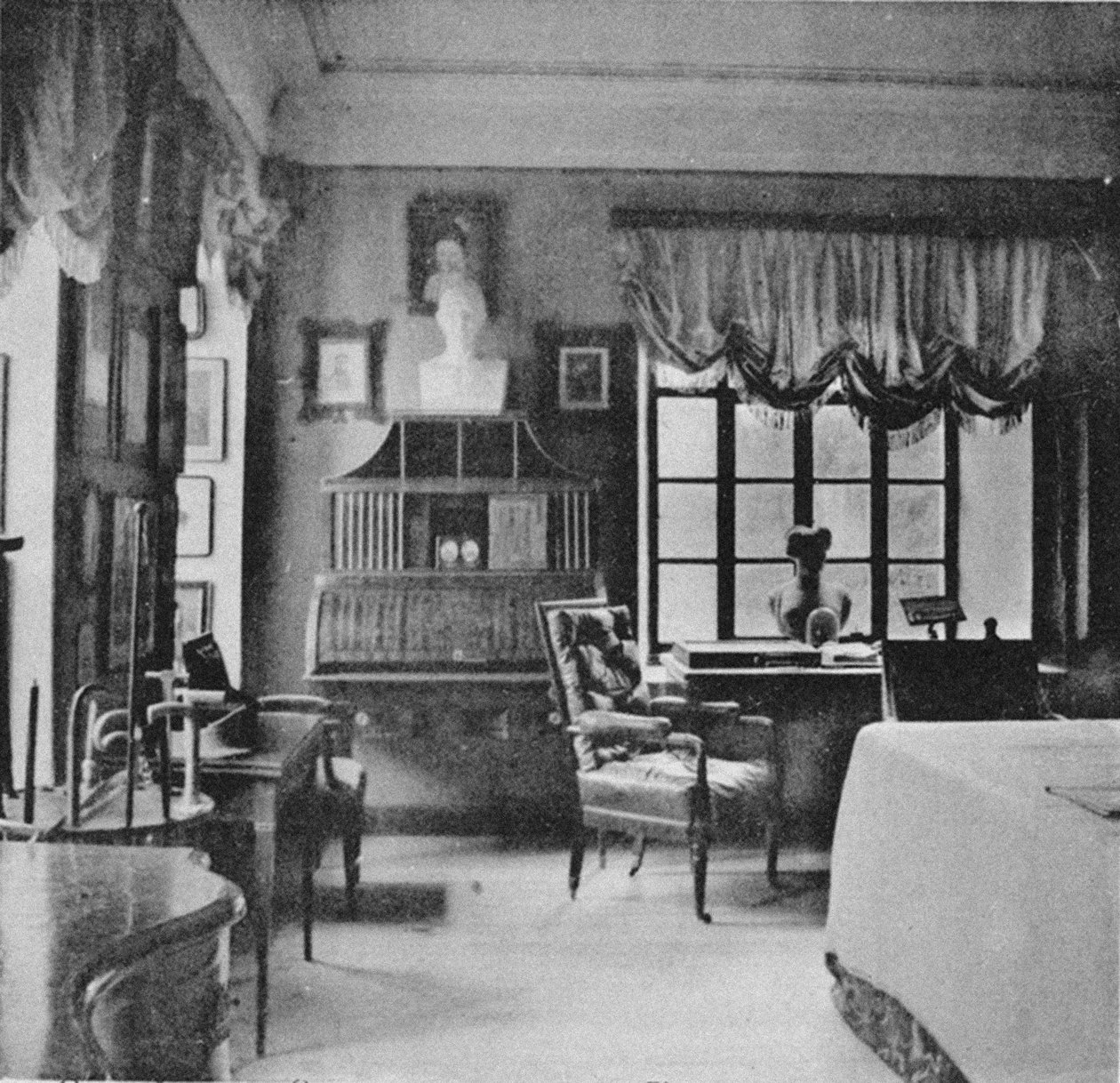 Ostafyevo Malikanesi. Karamzin Odası, 19. yüzyıl sonu by Unbekannt
