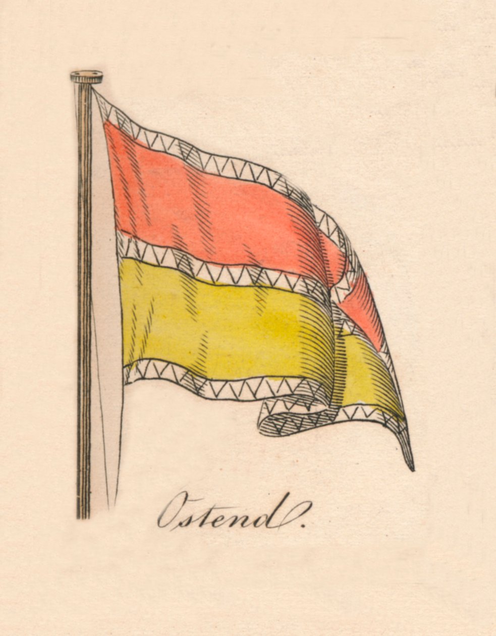 Oostende, 1838 by Unbekannt