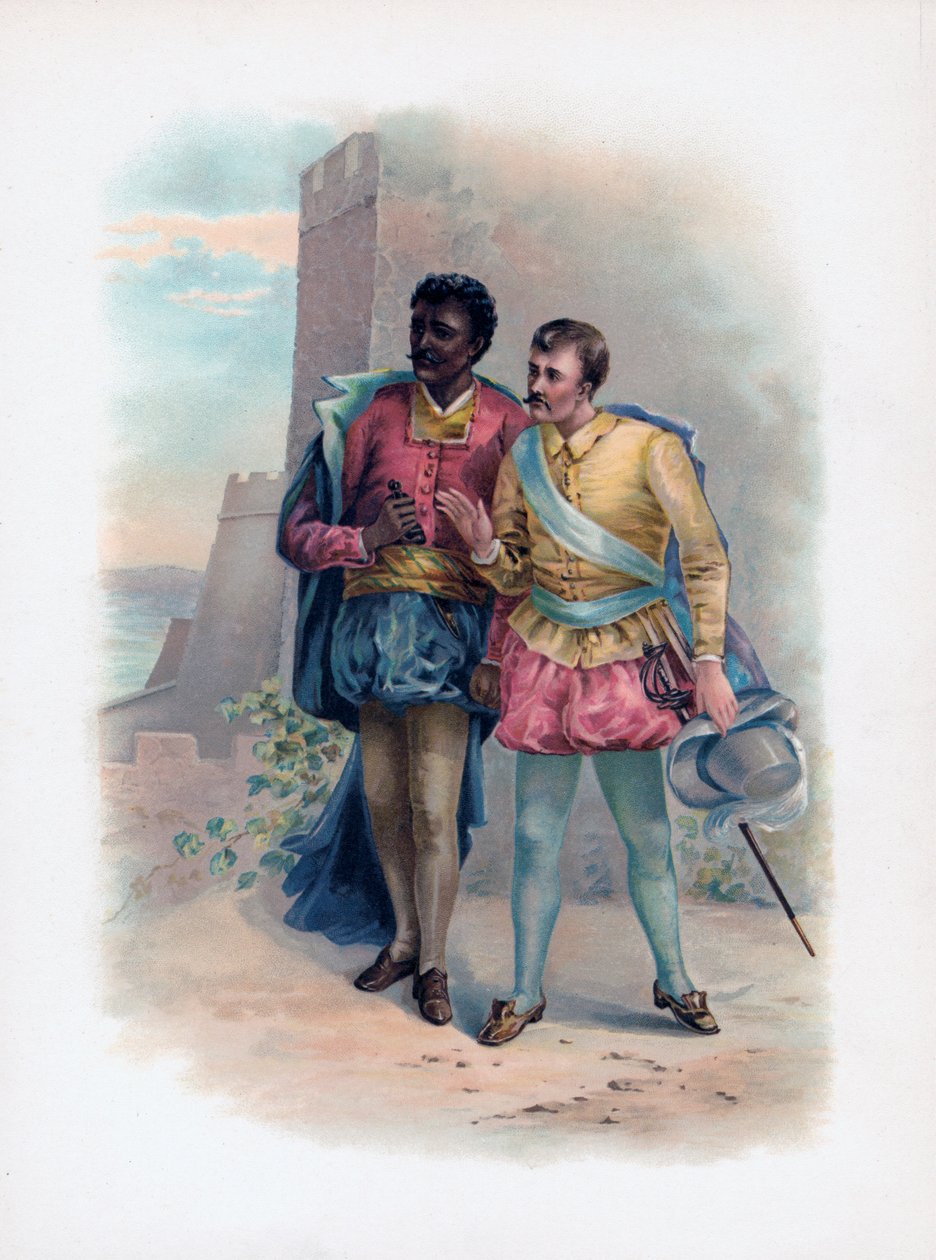 Othello ve Iago, 1891 by Unbekannt