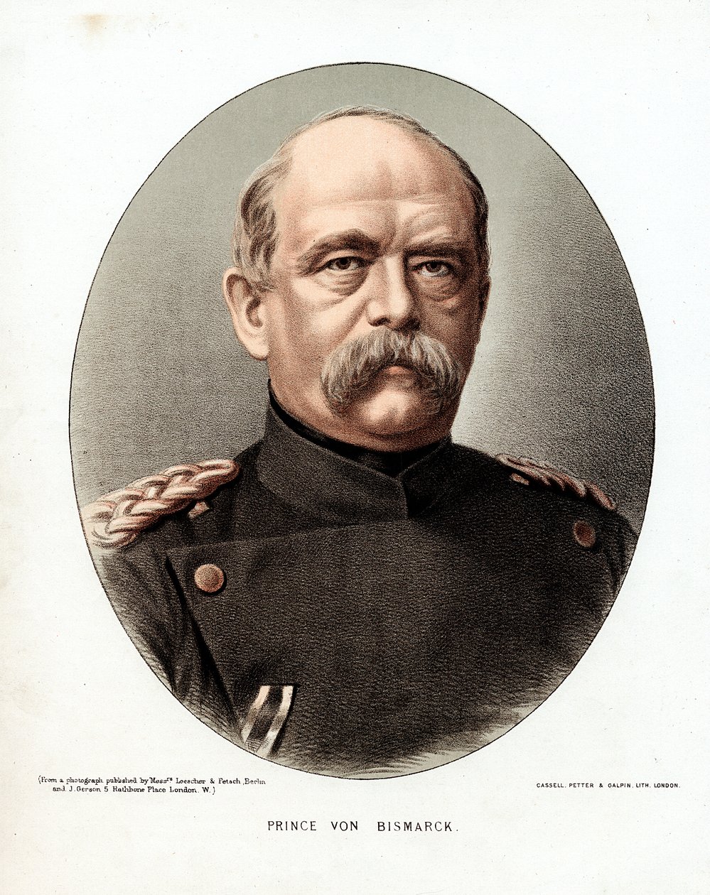 Otto von Bismarck, Alman devlet adamı, c1880 by Unbekannt