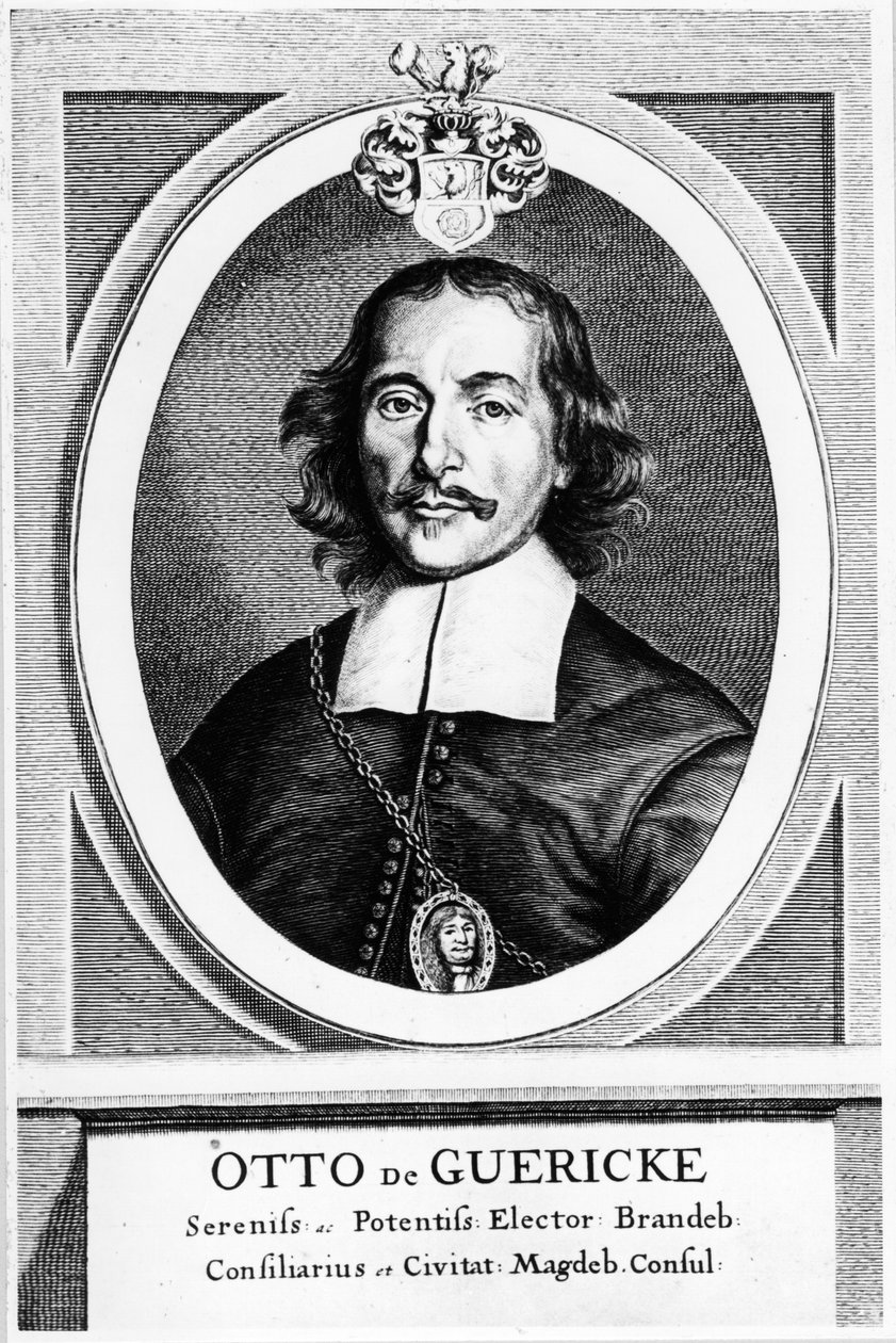 Otto von Guericke, Alman mucit, mühendis ve fizikçi, 1672 by Unbekannt
