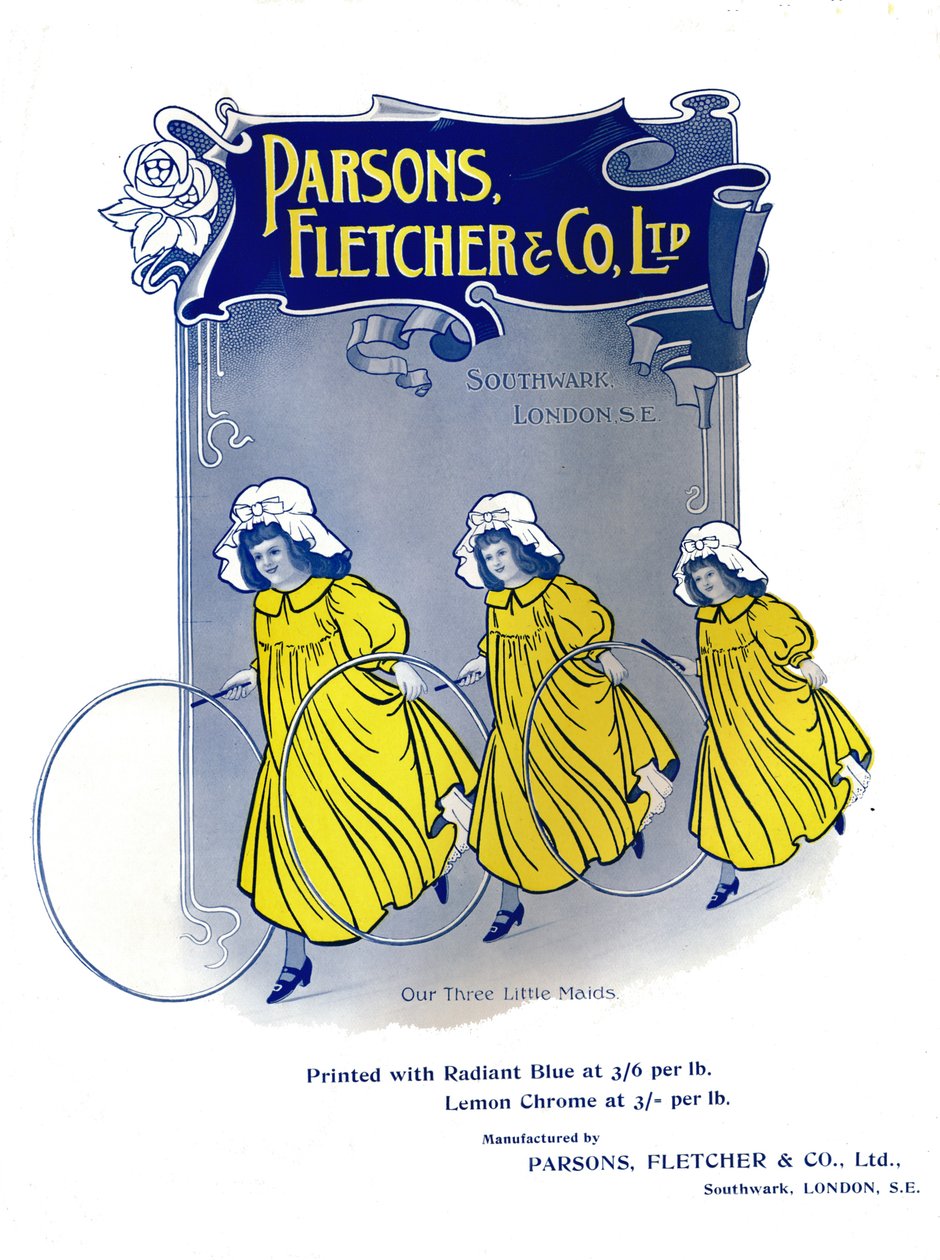 Üç Küçük Hizmetçimiz - Parsons, Fletcher & Co. Ltd reklamı, 1909. by Unbekannt