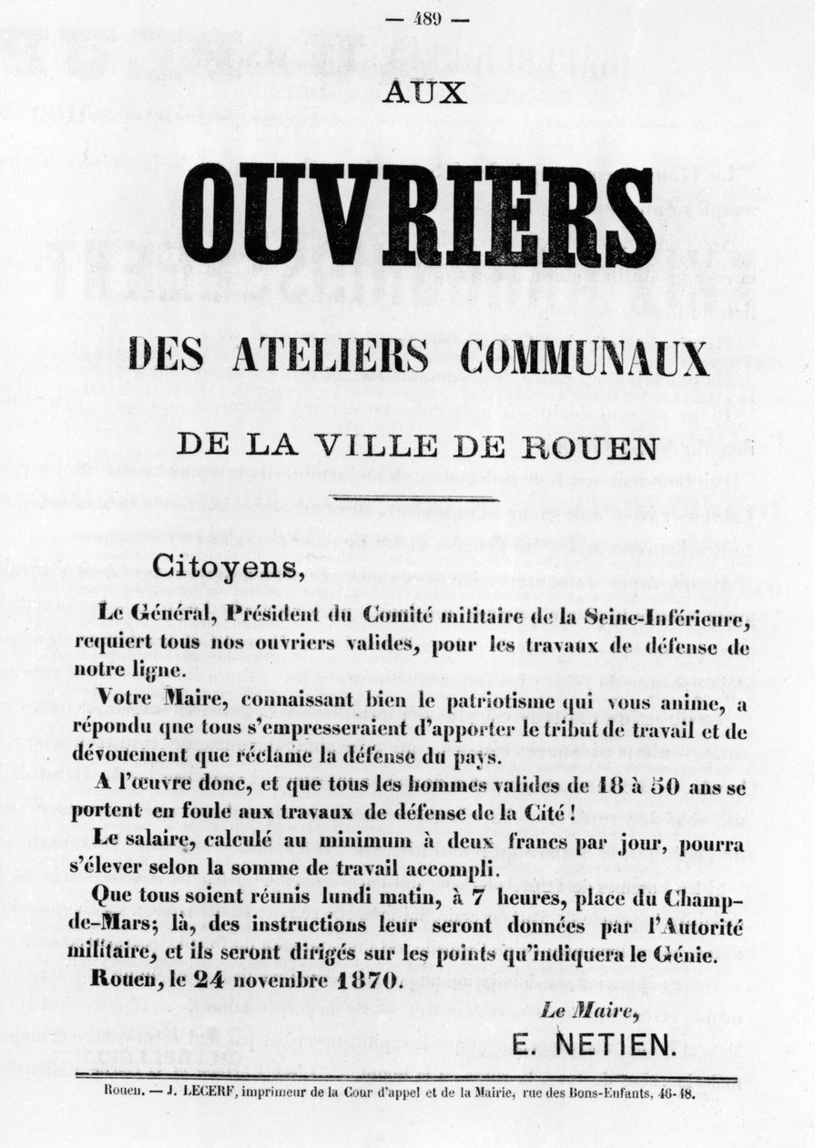 Ouvriers, Paris Komünü